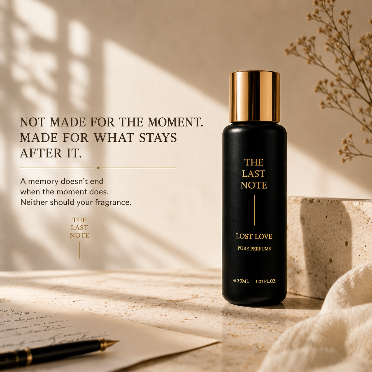 The Last Note Lost Love unisex perfume lifestyle photo